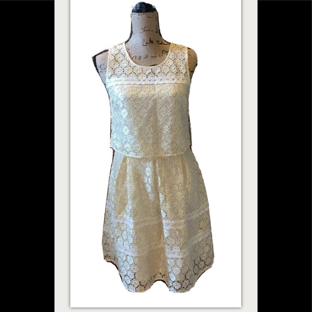NWT Jessica Simpson Lace Dress, Size 4, Vintage Style